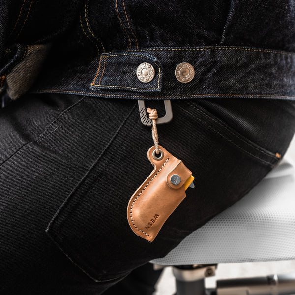 Microblade Leather Sheath
