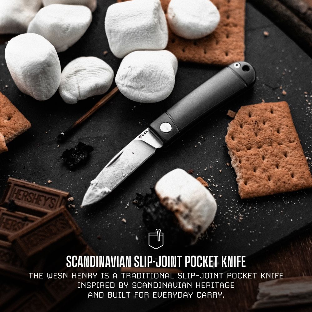 The Henry | Scandinavian Slip-Joint Pocket Knife - EDC | WESN ‐ WESN