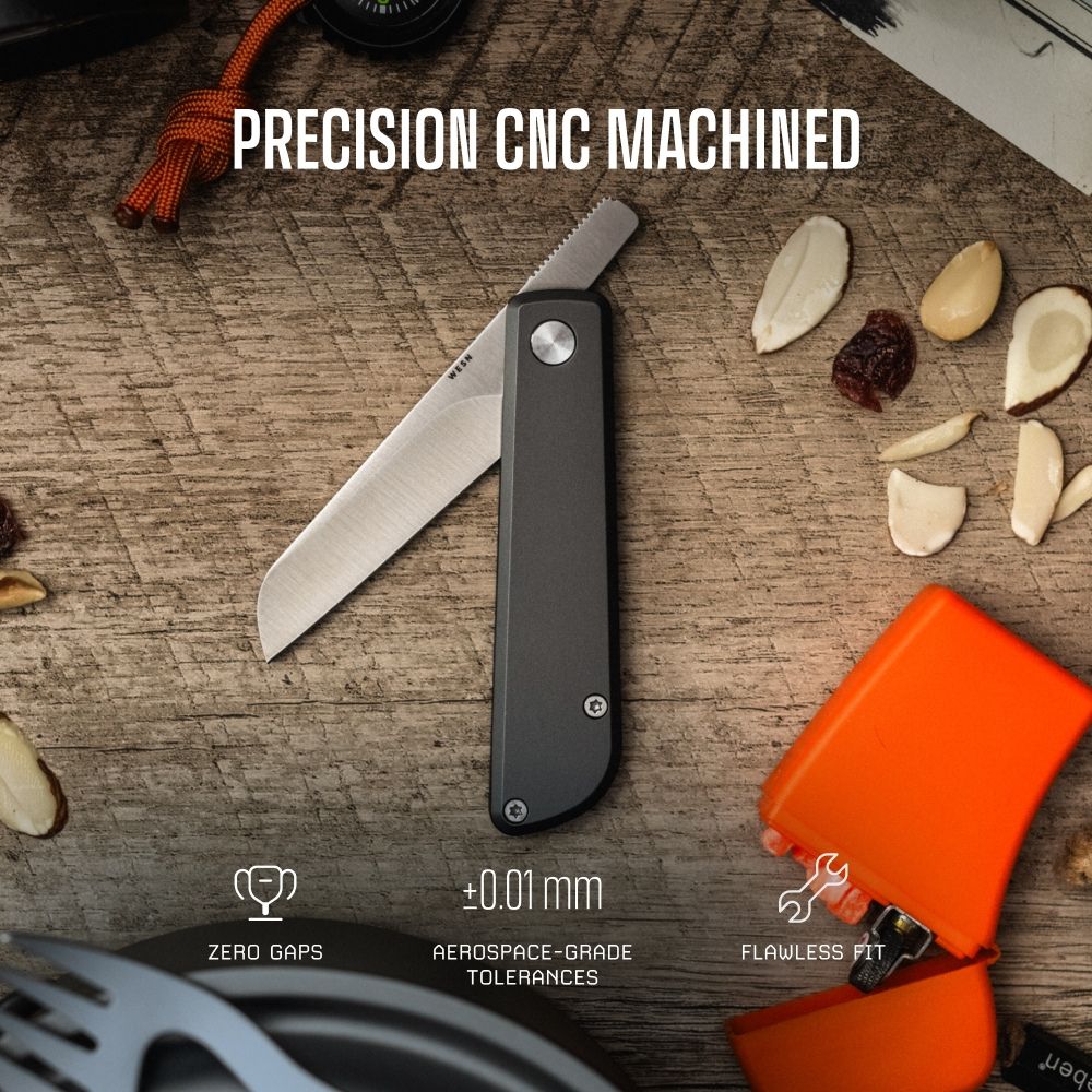 The Samla | Sheepsfoot Pocket Knife - Compact Lightweight EDC
