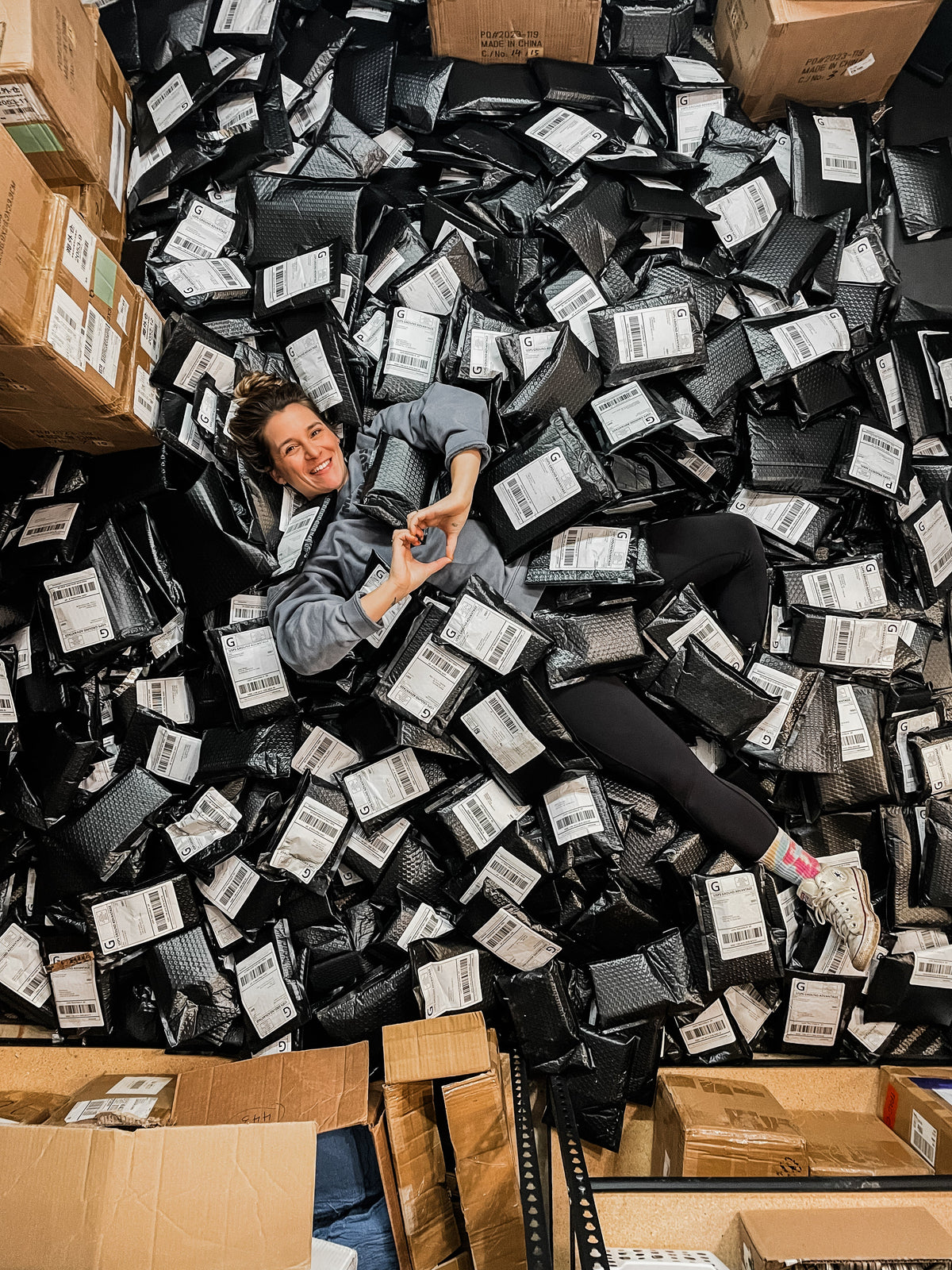 The WESN team: shipping day