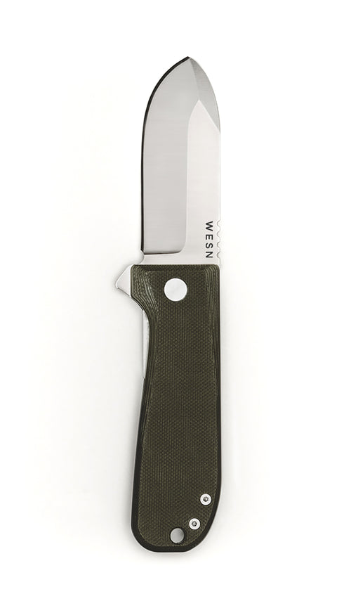 The WESN Allman OD Green EDC Pocket Knife